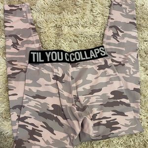 TYC branded camo leggings